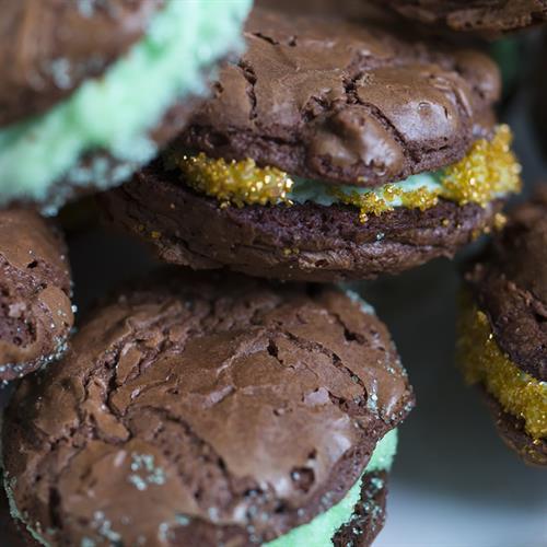 Cookies & Creme de Menthe Sammies