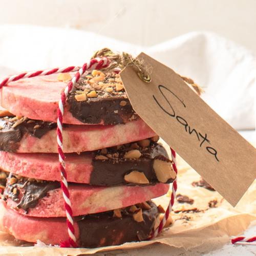 Cherry Amaretto Shortbreads 