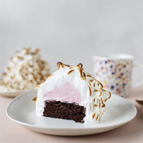 Mini Baked Alaskas (Strawberry & Chocolate)