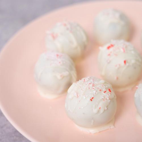 Peppermint Cake Balls