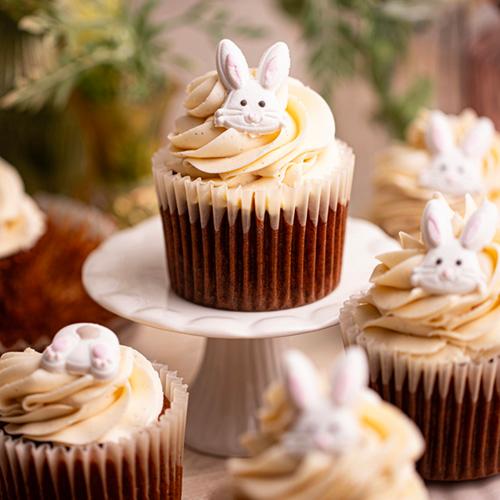 Rum Spiced Carrot Cupcakes with Rum Buttercream