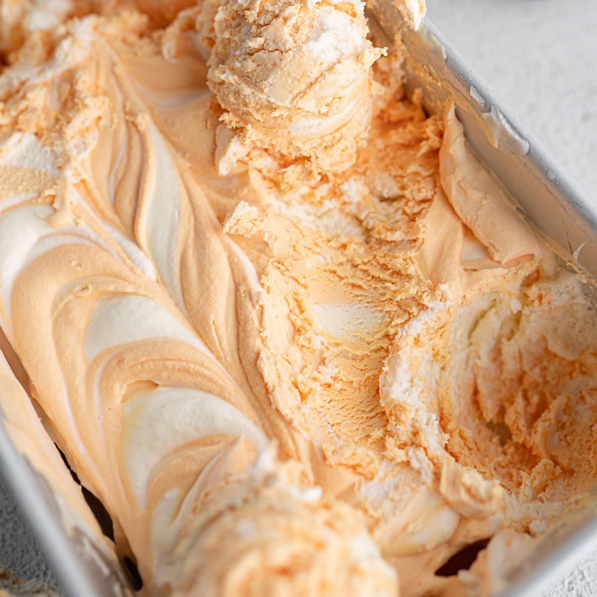 Georgia Peaches and Cream Ice Cream