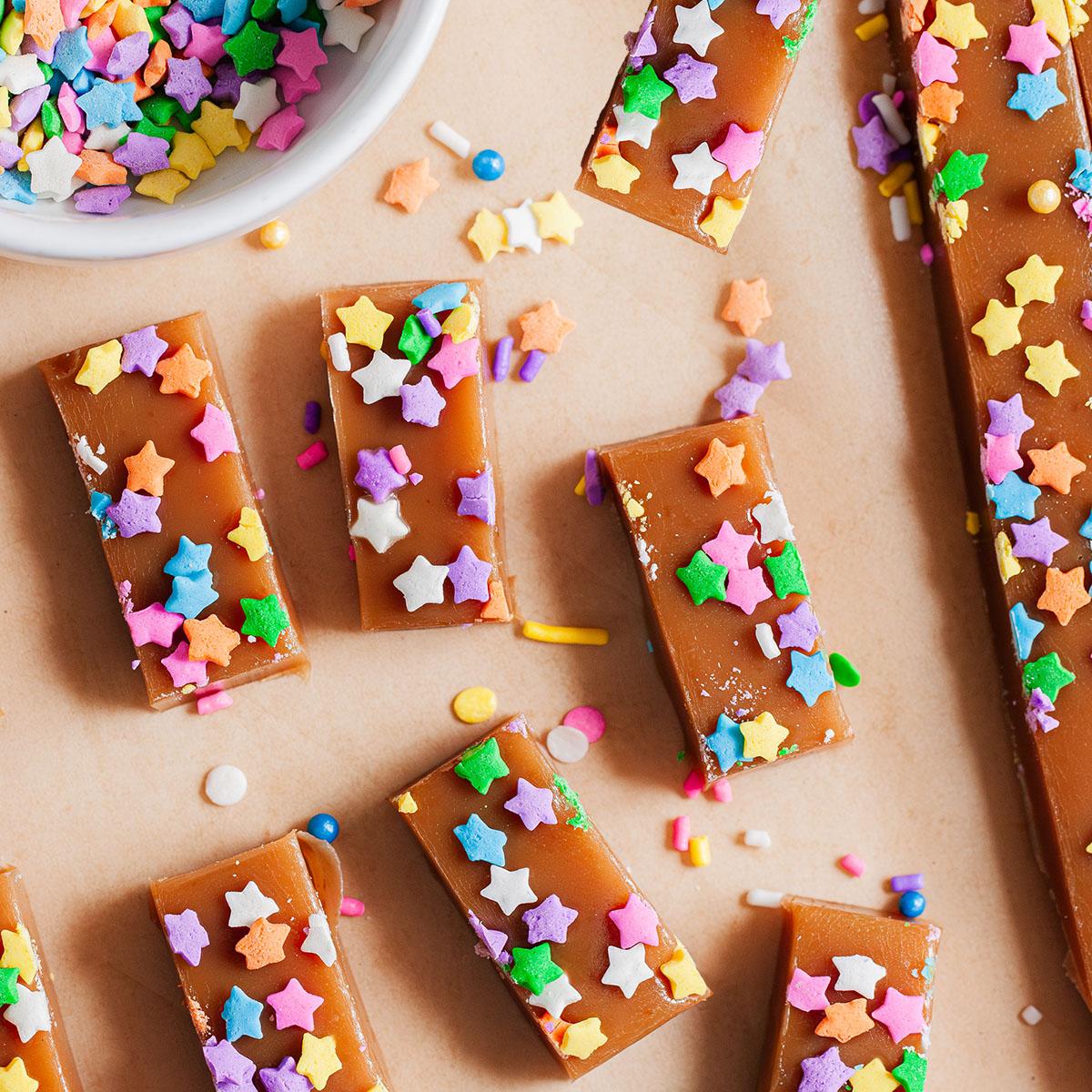 Cake Batter Caramels