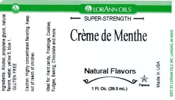 CREME DE MENTHE FLAVOR