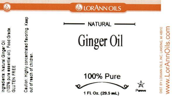 GINGER OIL, NATURAL