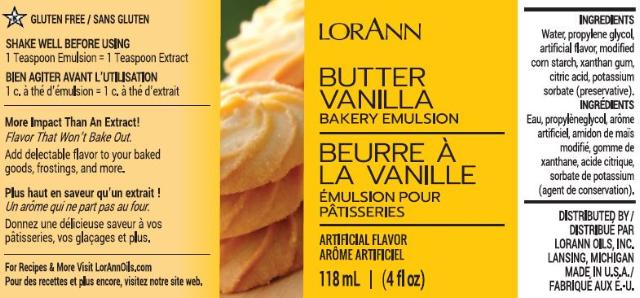 BUTTER VANILLA BAKERY EMULSION