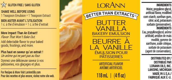 BUTTER VANILLA BAKERY EMULSION
