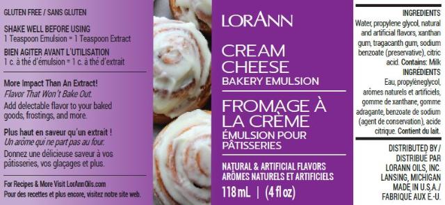 CREAM CHEESE BAKERY EMULSION