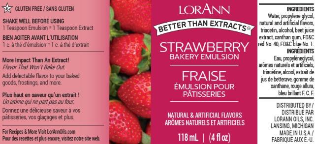 STRAWBERRY BAKERY EMULSION