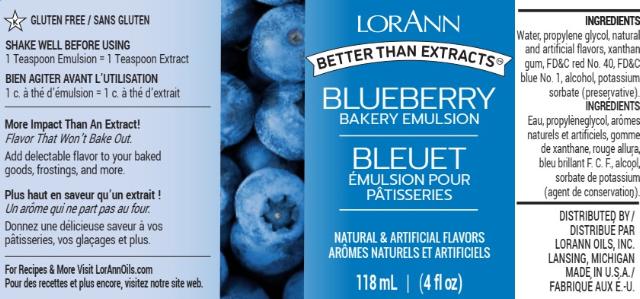 BLUEBERRY BAKERY EMULSION