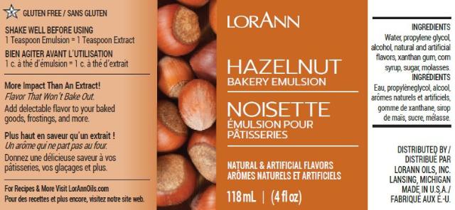 HAZELNUT BAKERY EMULSION