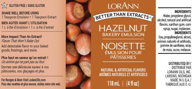 HAZELNUT BAKERY EMULSION