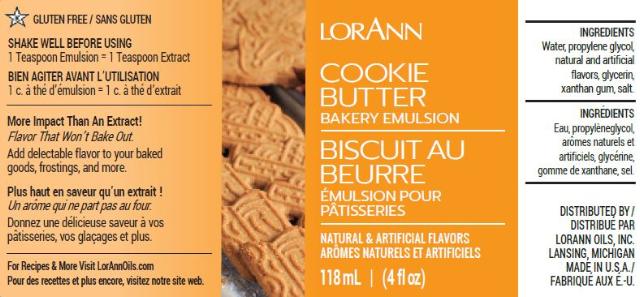 COOKIE BUTTER BAKERY EMULSION