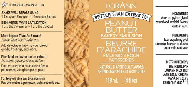 PEANUT BUTTER EMULSION