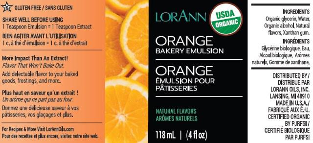 ORGANIC ORANGE EMULSION