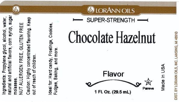CHOCOLATE HAZELNUT FLAVOR