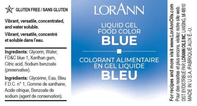 BLUE LIQUID GEL COLOR