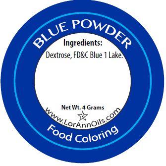 BLUE POWDER COLOR 