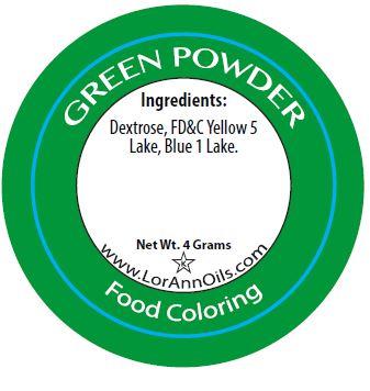 GREEN POWDER COLOR