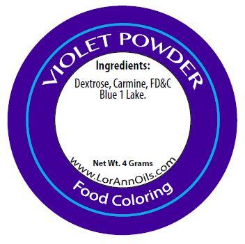 PURPLE POWDER COLOR