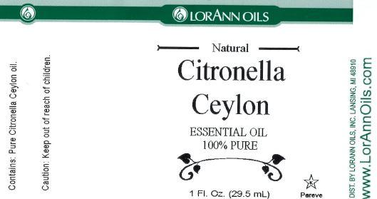 CITRONELLA OIL, NATURAL