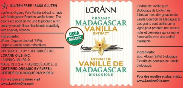 ORGANIC MADAGASCAR VANILLA EXTRACT