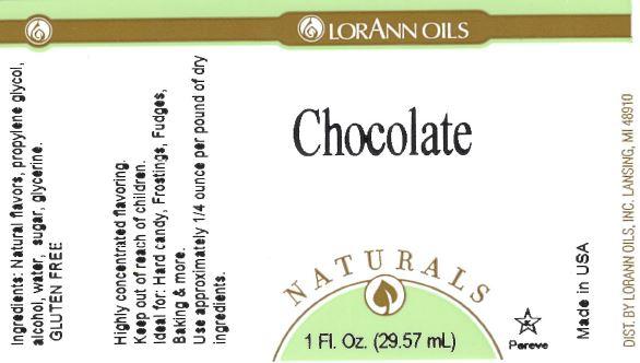 CHOCOLATE FLAVOR, NATURAL 