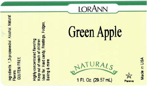 GREEN APPLE, NATURAL FLAVORS
