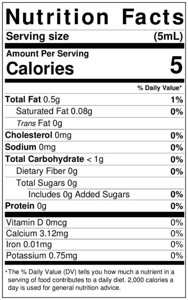 ORANGE BAKERY EMULSION, NATURAL