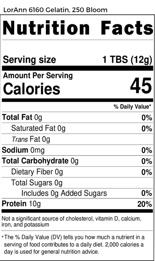 GELATIN, 250 BLOOM