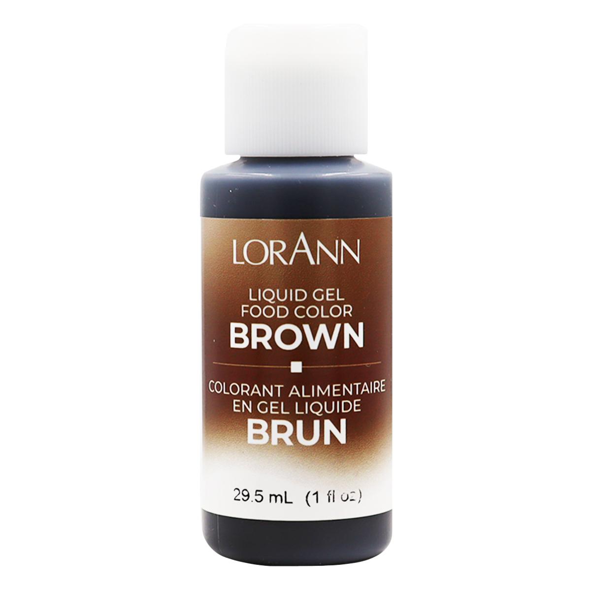 BROWN LIQUID GEL COLOR