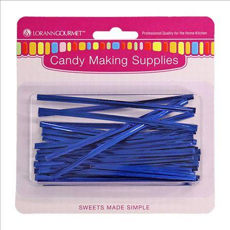BLUE TWIST TIES 