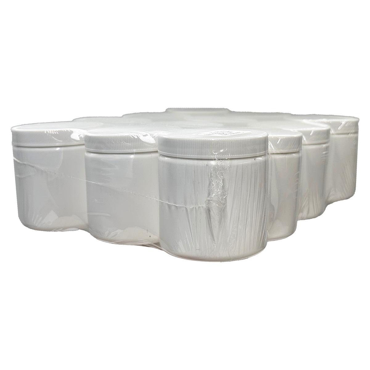 PLASTIC COSMETIC JAR, 8 oz