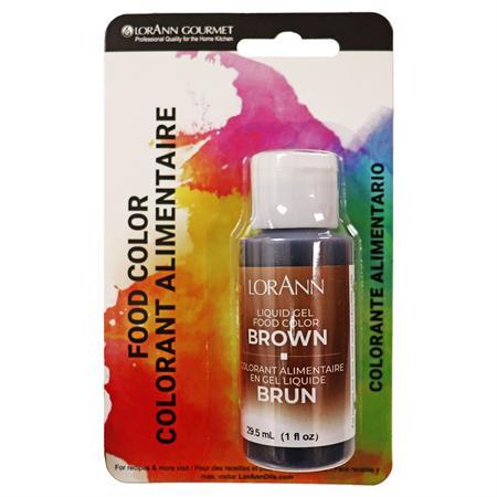 BROWN LIQUID GEL COLOR