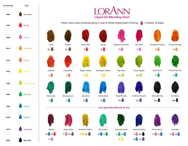 BROWN LIQUID GEL COLOR
