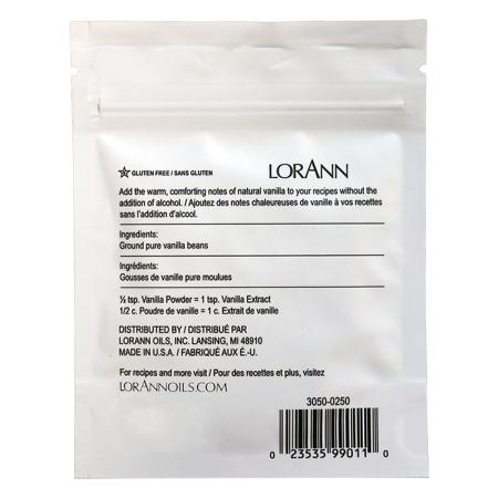 PURE VANILLA BEAN POWDER, NATURAL