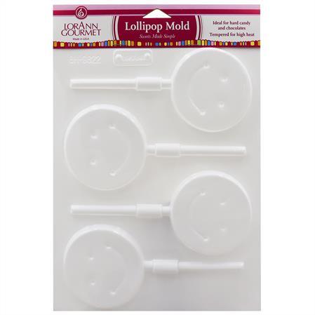 SMILEY FACE LOLLIPOP SHEET MOLD