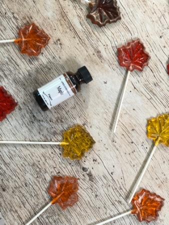 MAPLE LEAVES LOLLIPOP SHEET MOLD