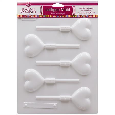 HEARTS LOLLIPOP SHEET MOLD