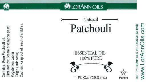 PATCHOULI OIL, NATURAL