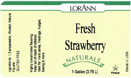 FRESH STRAWBERRY, NATURAL FLAVORS