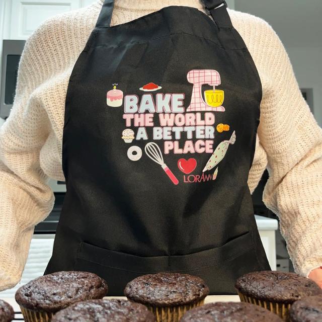 APRON - BAKE THE WORLD A BETTER PLACE