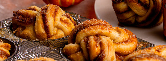 Pumpkin Butter Braided Buns