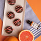 Grapefruit White Chocolate Ganache Truffles