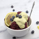 Blueberry Sherbet with Lemonade Magic Shell