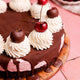 Black Cherry Ice Cream Cake 