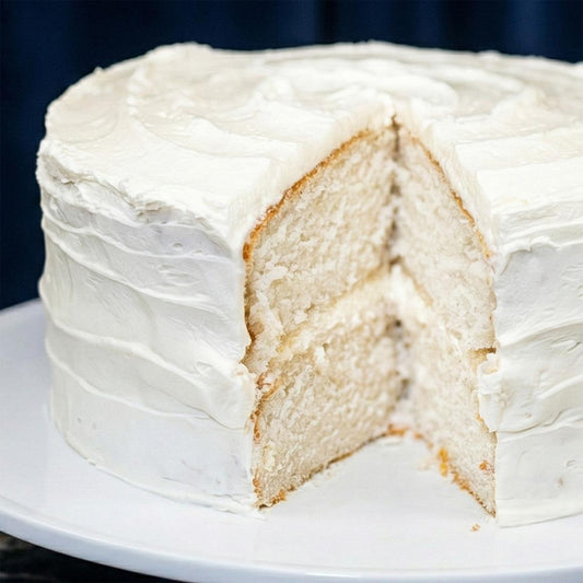 Perfect White Cake Made From Scratch  