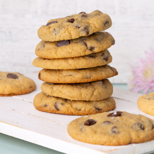 Elevated Buttery Chocolate Chip Cookies with Boxed Mix 