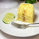 Key Lime Pie Layer Cake with Cream Cheese Frosting and Graham Cracker Filling  