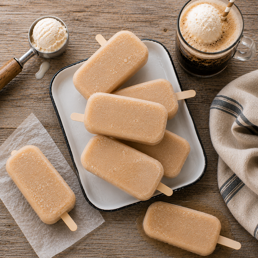 Root Beer Float Popsicles